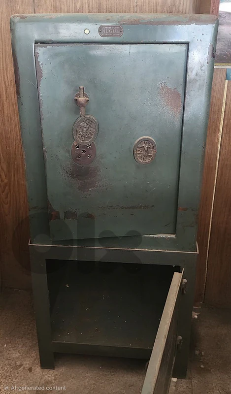 Antique French NUGUE Safe (1950)– Heavy-Duty Vintage Coffre-Fort