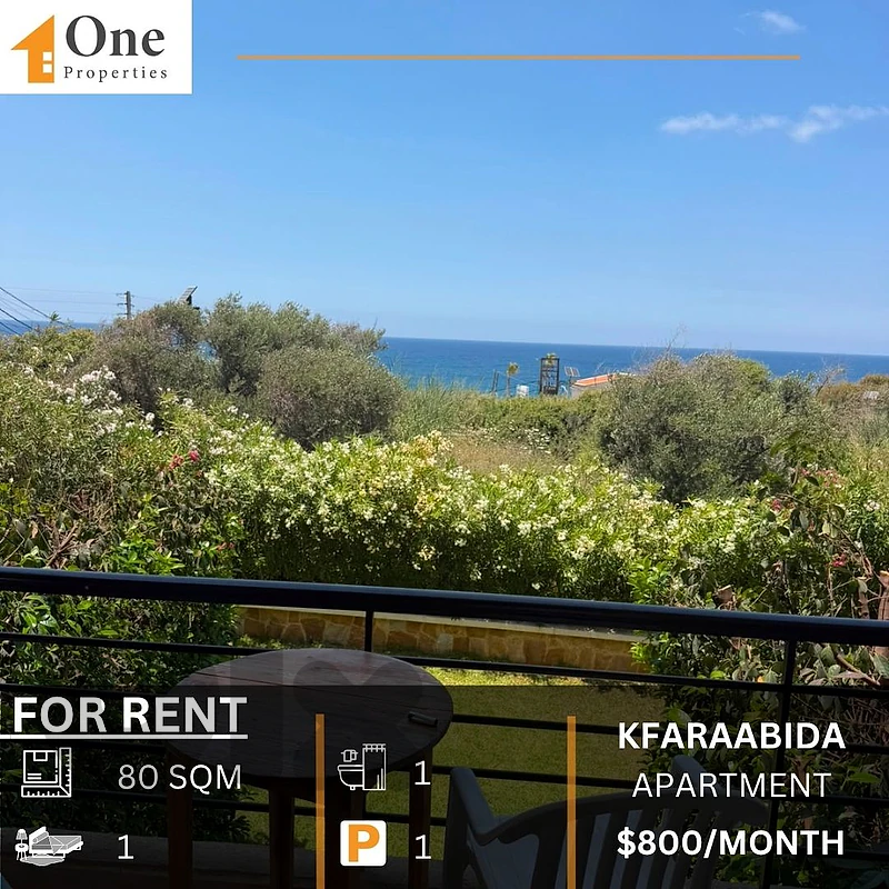 APARTEMENT FOR RENT IN KFARAABIDA BATROUN