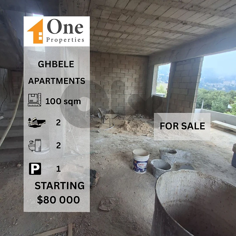 APARTMENTS FOR SALE IN GHBELEH