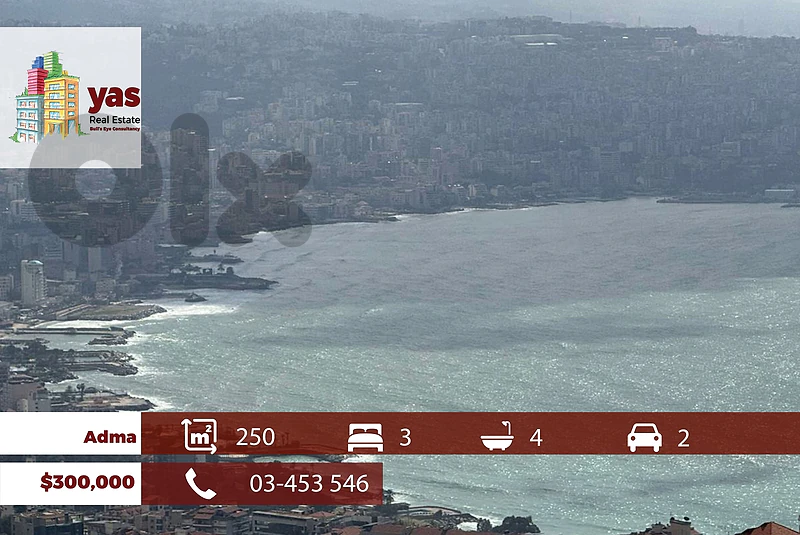 Adma 250m2 | Sea View | Prime Location | Dead End Street | TYT