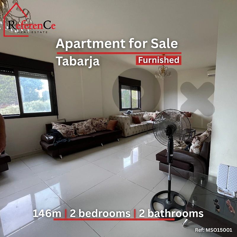 Furnished apartment in Tabarja for sale شقة مفروشة  في طبرجا