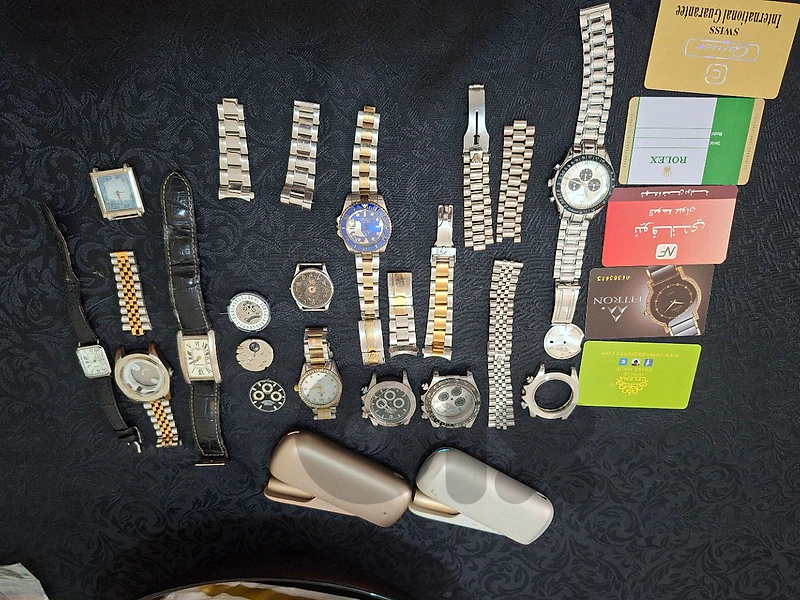 watches and 2 iqos