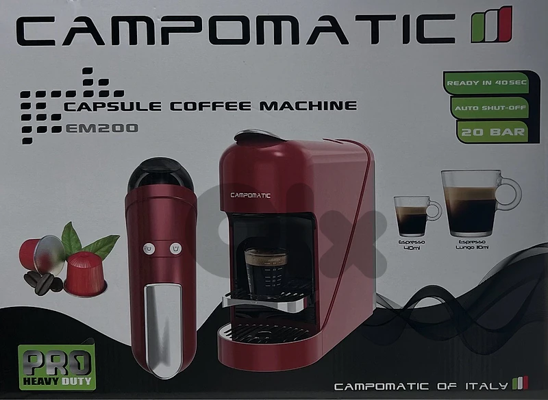 Capsule Coffee Machine CAMPOMATIC مع كفالة
