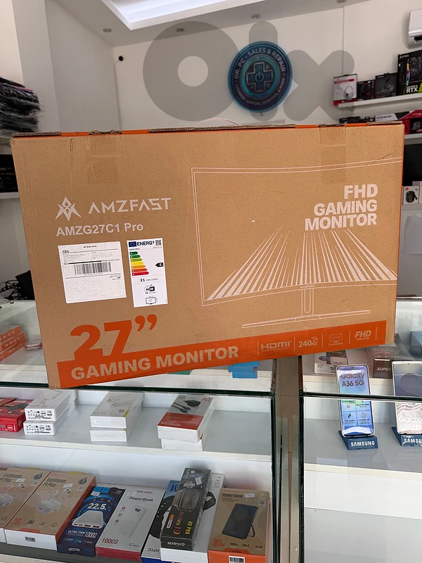 MONITOR AMAZON 27 INCH CURVED FHD 240 HZ
