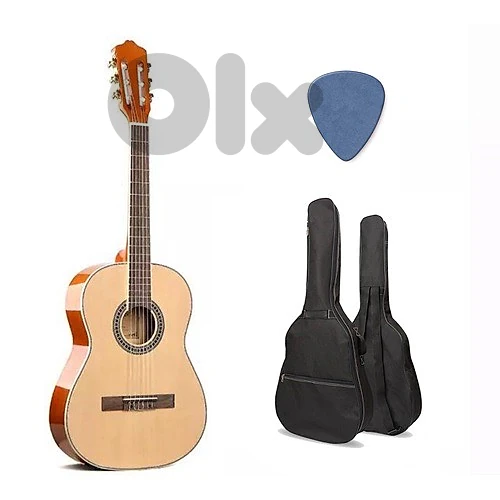 Classical Guitar + Carry Bag + Pick – Complete Set