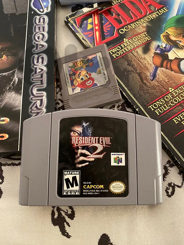 N64 resident evil 2 ntsc super clean