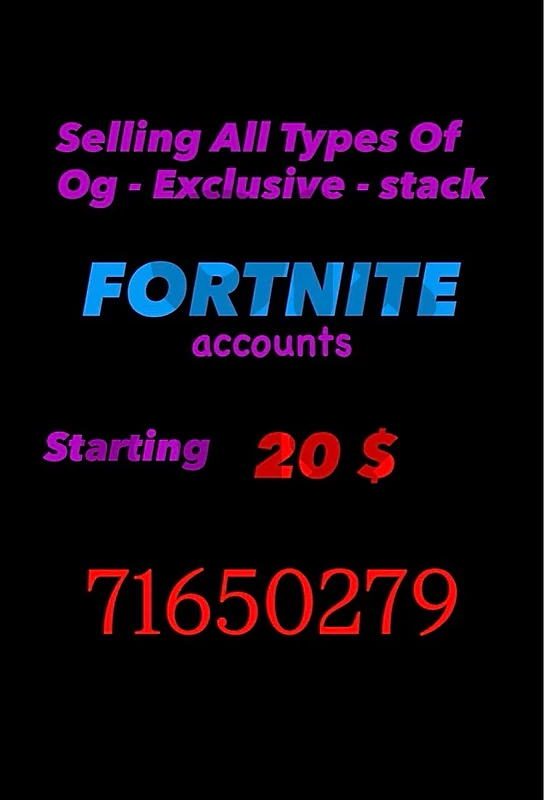fortnite accounts