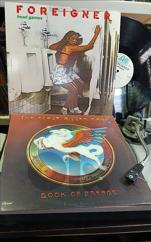 foreigner/ the steve Miller band- vinylrecords