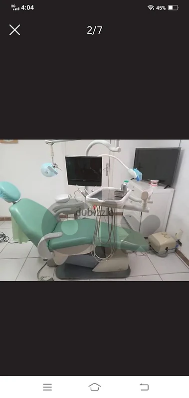 Dental unit ،+dental chair+oiless compressor