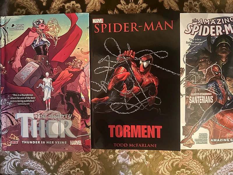spiderman marvel comics thor