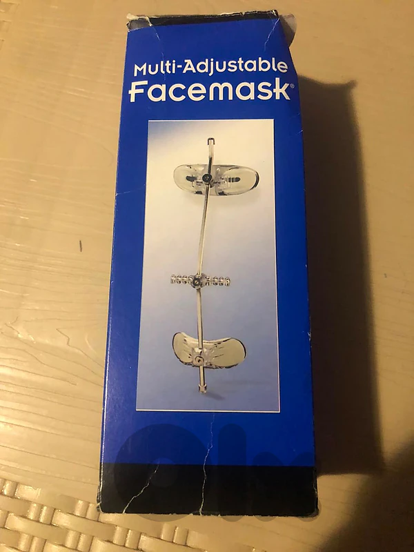 Dental Orthodontic Multi-Adjustable Reverse Pull Facemask Headgear