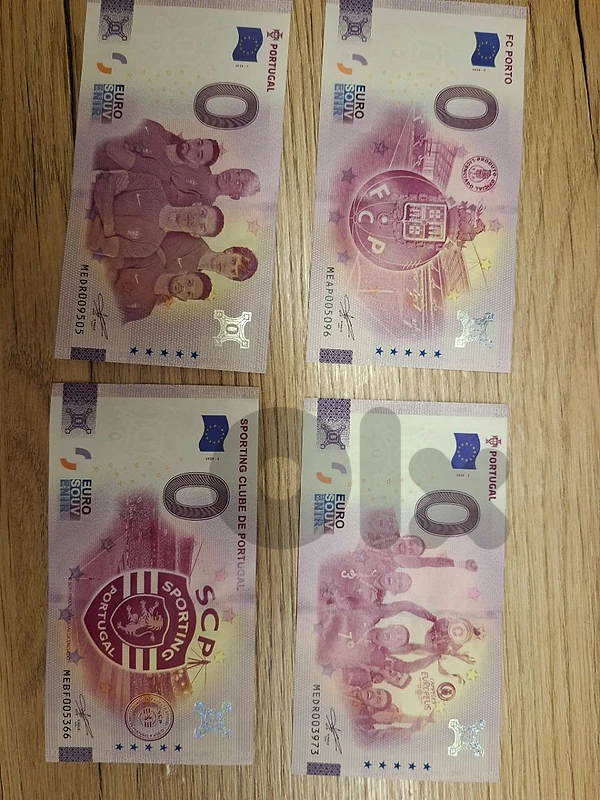 authentic euro from cr7 museum in portugal