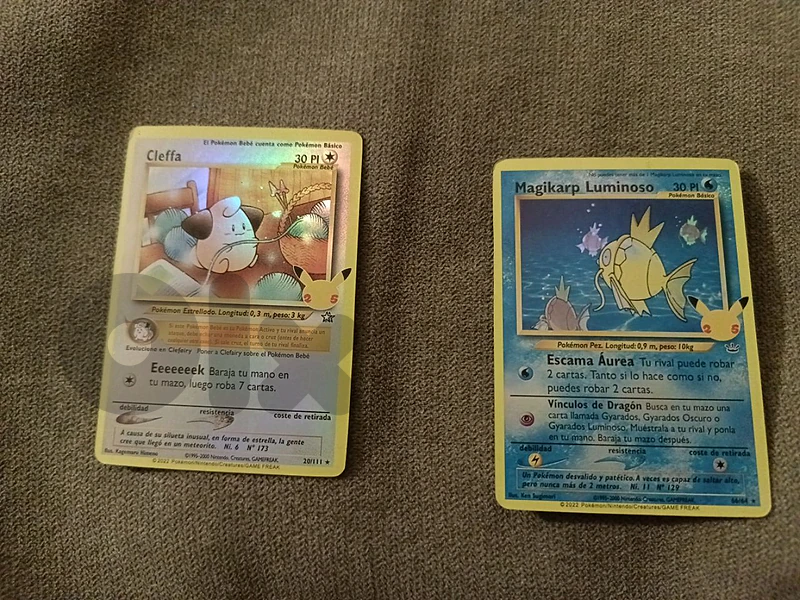 cleffa and Magikarp luminoso