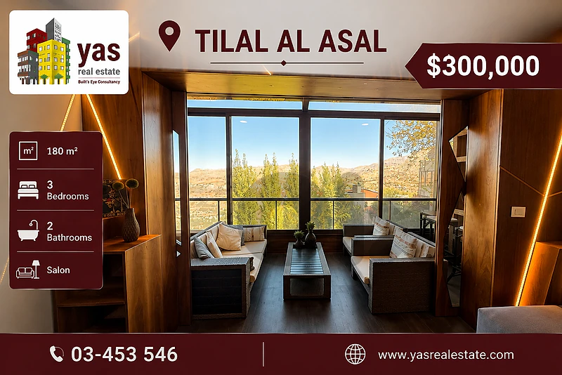 Tilal Al Asal 180m2 | Luxury Chalet | Prime Location | View | HN |
