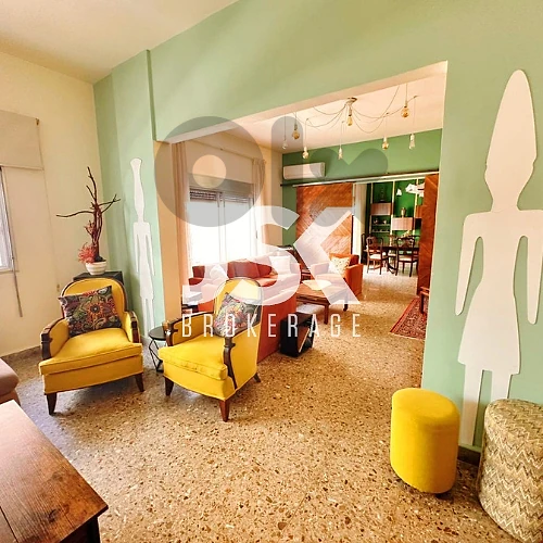 L22247 Bright Apartment For Sale in Achrafieh, Sioufi