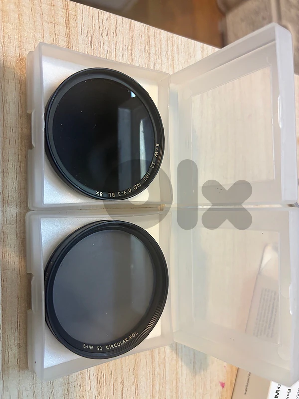 B+W 52mm Camera Lens Filters – Set of 2