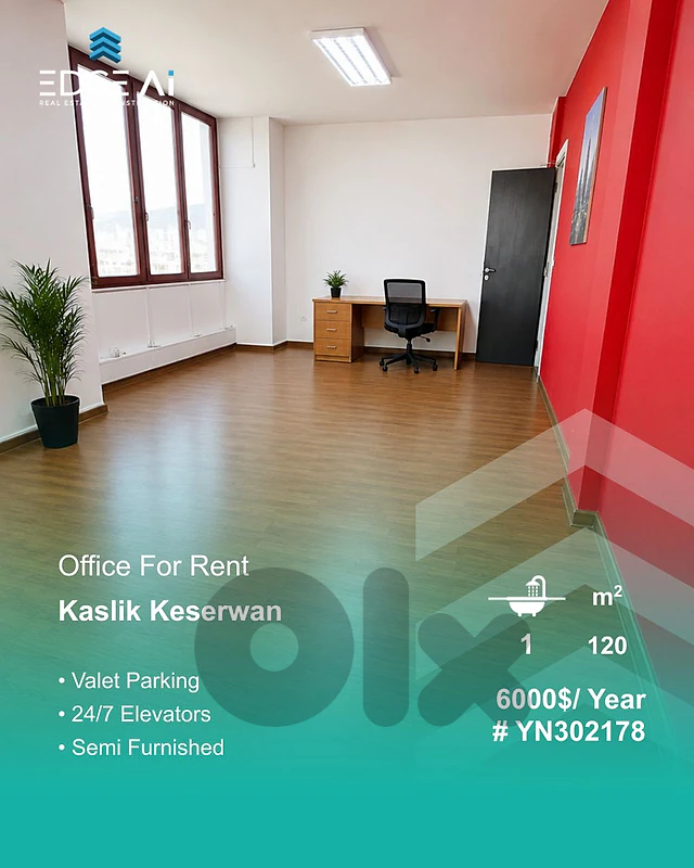 Office for rent , Kaslik , #YN302178