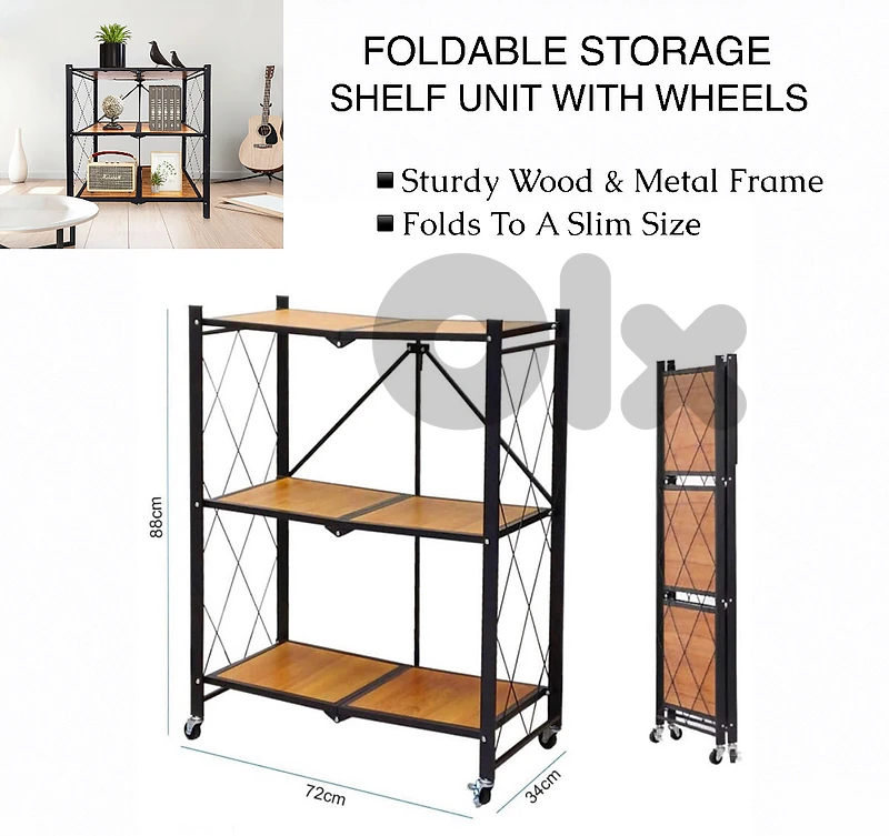 Tier Foldable Shelves