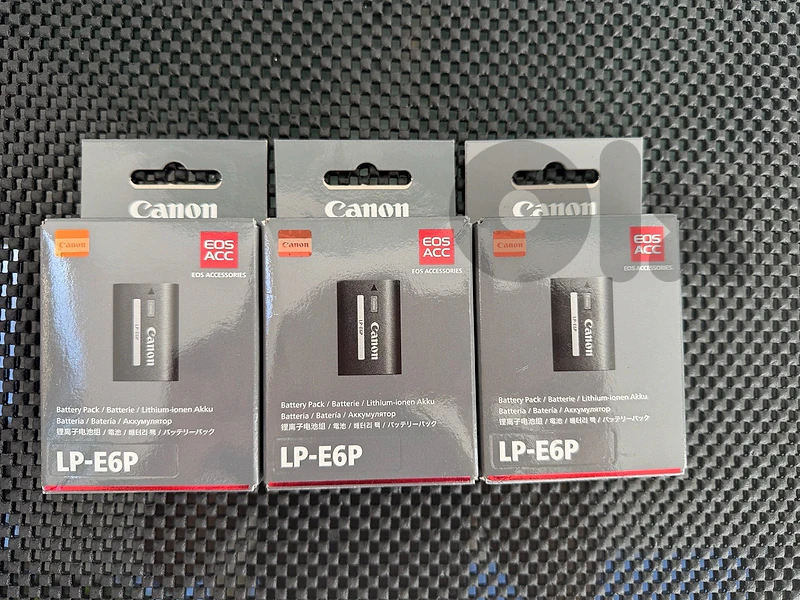 Canon batteries (LP-E6P)