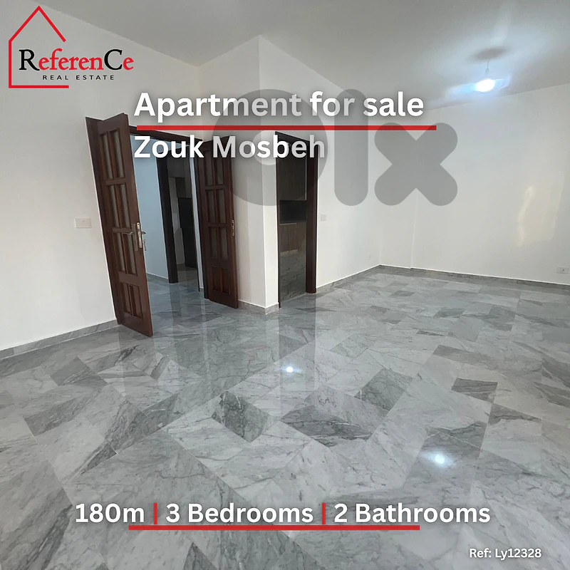 Renovated apartment in Zouk Mosbeh for sale شقة في زوق مصبح تم تجديدها