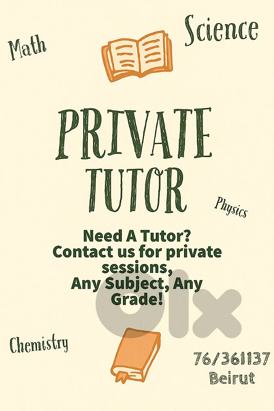 Leçons Particulières / Private Tutor