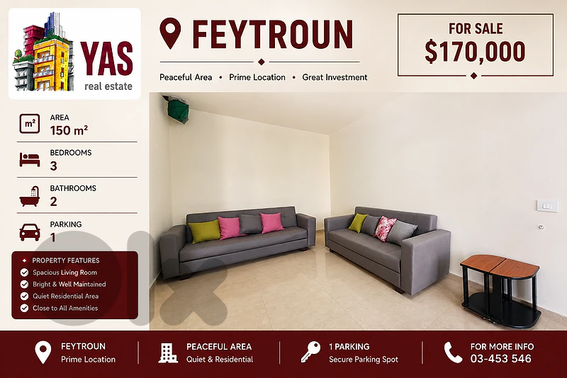 Feytroun/Satellity 150m2 | Spacious Furnished Chalet | Rarely Used|DA