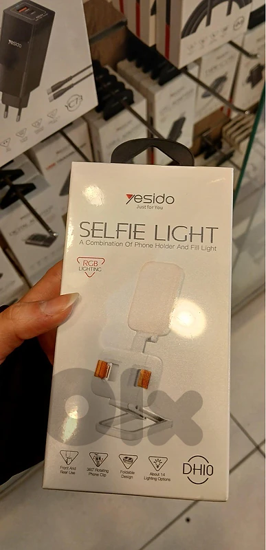 Yesido dh10 phone holder and fill light