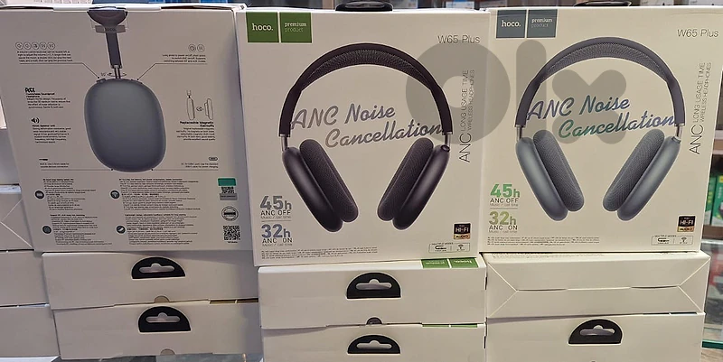 HOCO WIRELESS HEADPHONES ANC W65 PLUS 17$
