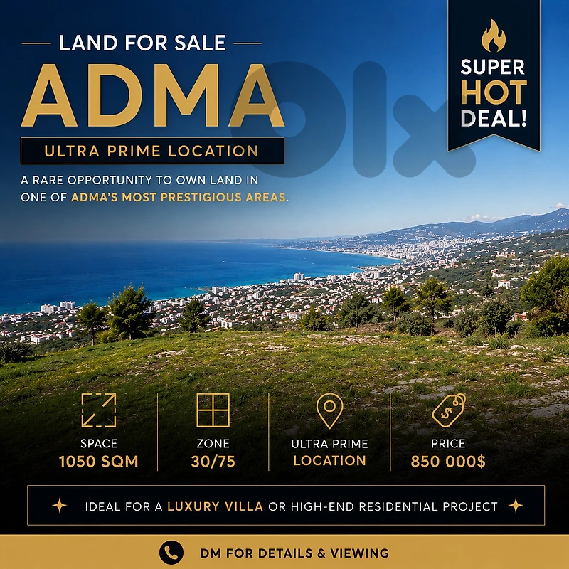 ADMA LAND FOR SALE PRIME LOCATION GREAT PRICE ADMA LAND FOR SALE PRIME LOCATION GREAT PRICE