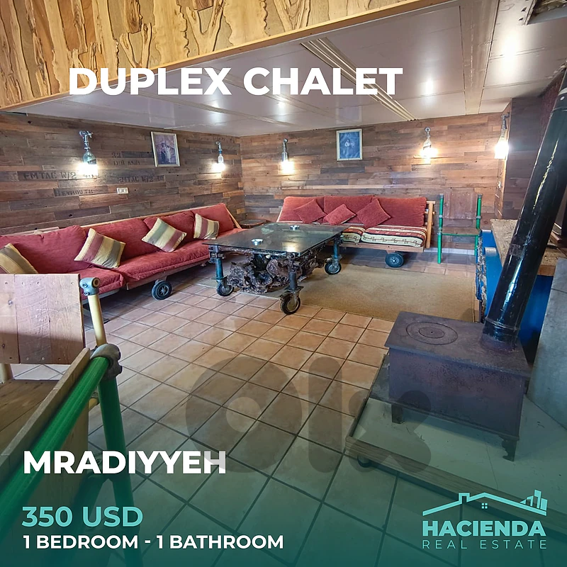 Duplex Chalet For Rent In Mradiyeh