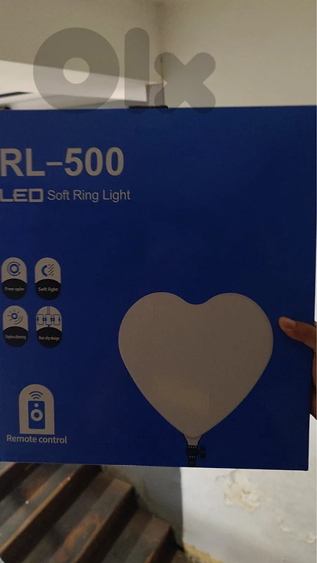 Led soft ring light rl-500 heart