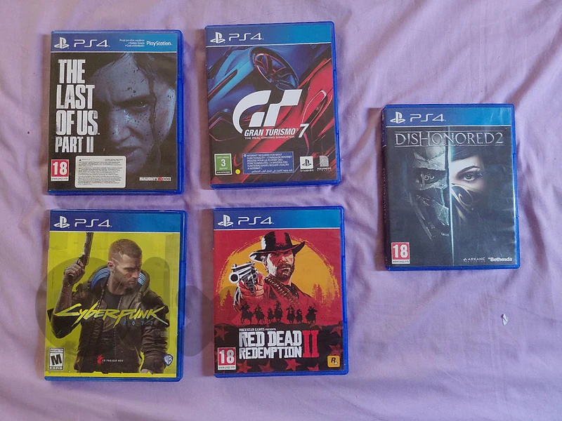 used ps4 and ps3 games