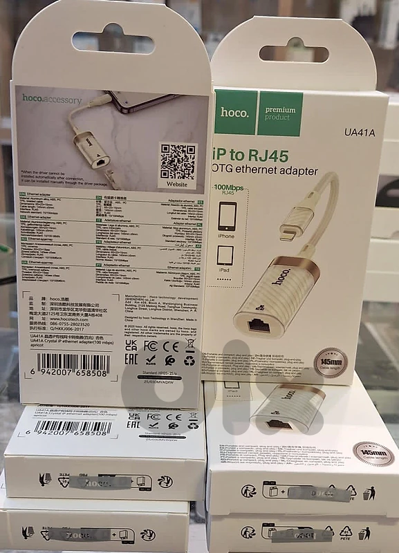HOCO OTG ETHERNET ADAPTER IP TO RJ45 UA41A