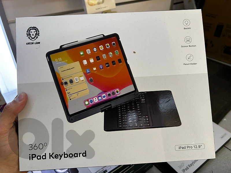 Green lion 360 ipad keyboard 12.9 inch black Green lion 360 ipad keyboard 12.9 inch black