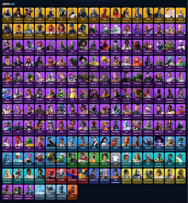 fortnite OG account  200 skin