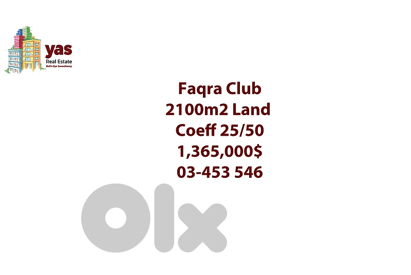 Faqra Club 2100m2 | Land | Beirut View | Prime Location | HN