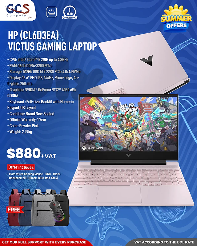 HP (CL6D3EA) Victus Gaming Laptop