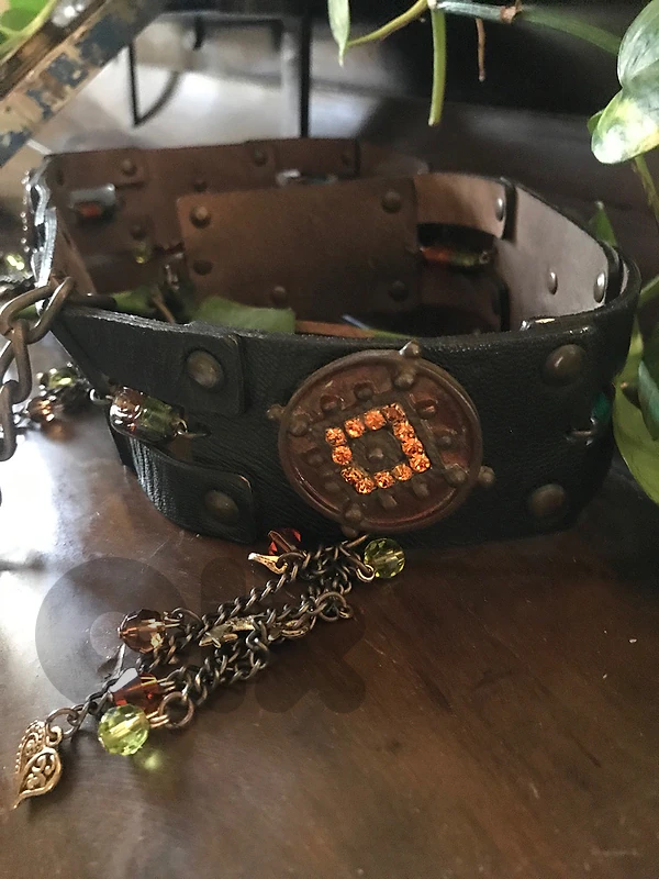 handmade leather belt