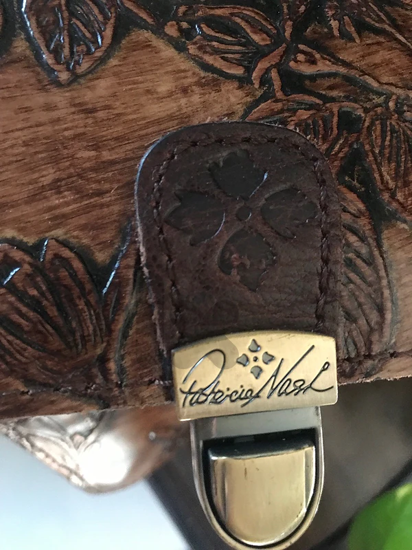 new real leather handbag