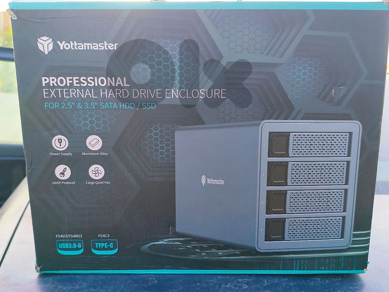 yottamaster professional 4-bay external hard drive ssd hdd sata