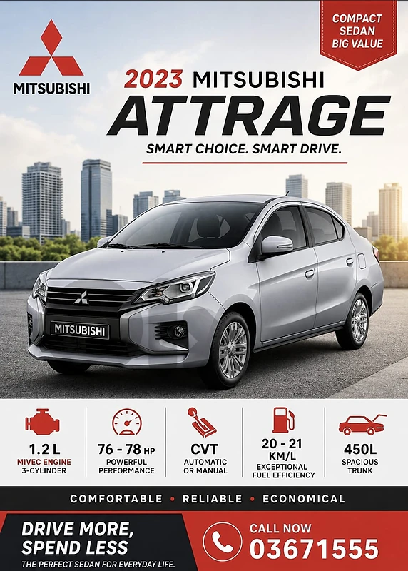 used like new low millage attrage