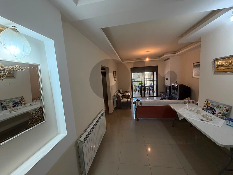 zahle el hemmar furnished apartment + 110 sqm garden for rent #6960