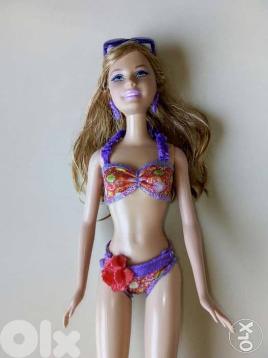 SURF'S UP BEACH SUMMER Barbie friend Mattel2008 rare doll bend legs=28 1