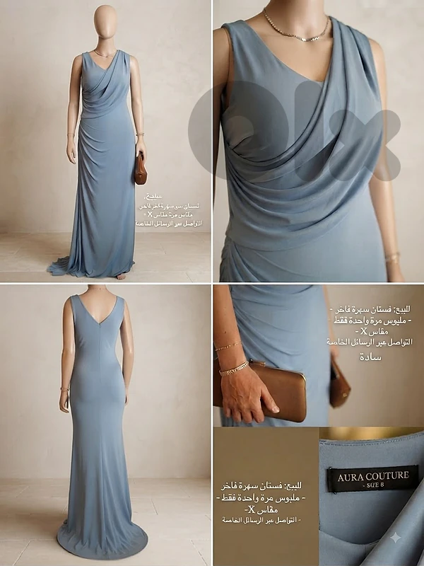 للبيع: فستان سهرة فاخر وراقي 👗