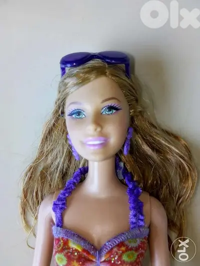 SURF'S UP BEACH SUMMER Barbie friend Mattel2008 rare doll bend legs=28