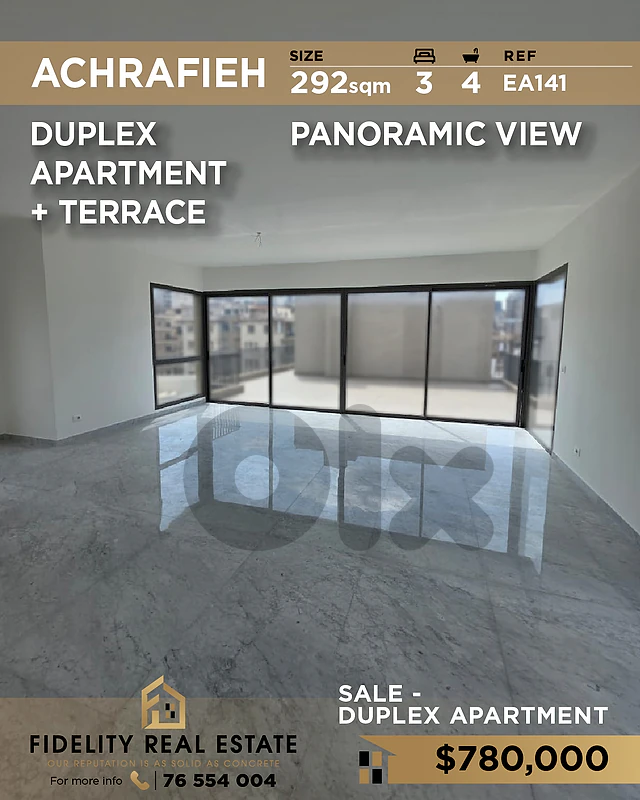 Apartment Duplex for sale in Achrafieh EA141 دوبلكس  للبيع في الأشرفية