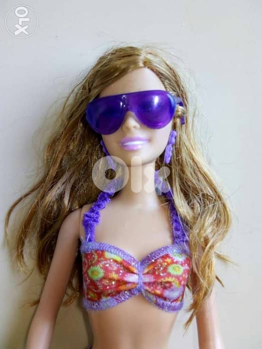SURF'S UP BEACH SUMMER Barbie friend Mattel2008 rare doll bend legs=28 3