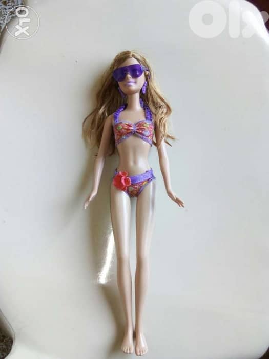 SURF'S UP BEACH SUMMER Barbie friend Mattel2008 rare doll bend legs=28 5