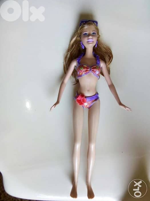 SURF'S UP BEACH SUMMER Barbie friend Mattel2008 rare doll bend legs=28 2