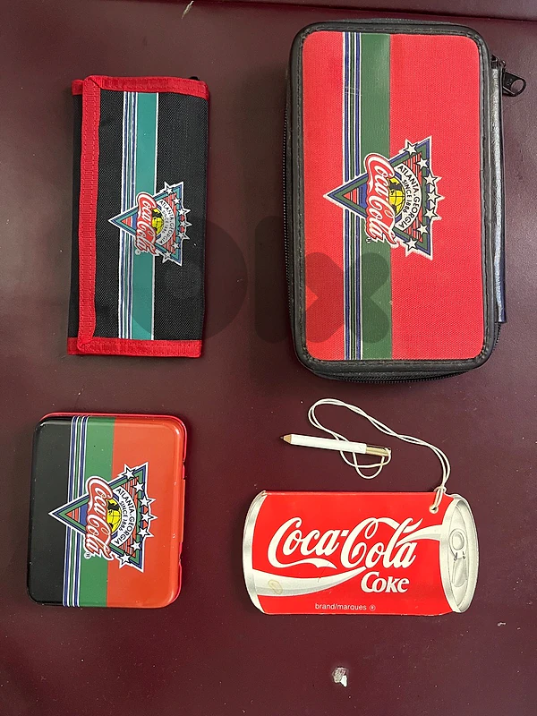 Vintage Coca-Cola School & Stationery Set (4 Pieces)